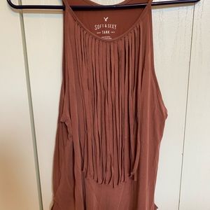 Fringe tank top